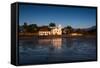 Nossa Senhora Das Dores Church in Paraty at Sunrise-Alex Saberi-Framed Stretched Canvas