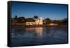 Nossa Senhora Das Dores Church in Paraty at Sunrise-Alex Saberi-Framed Stretched Canvas