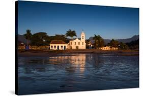 Nossa Senhora Das Dores Church in Paraty at Sunrise-Alex Saberi-Stretched Canvas