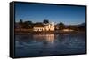 Nossa Senhora Das Dores Church in Paraty at Sunrise-Alex Saberi-Framed Stretched Canvas