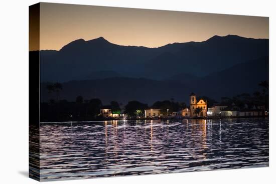 Nossa Senhora Das Dores Church in Paraty at Sunset-Alex Saberi-Stretched Canvas