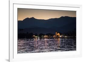 Nossa Senhora Das Dores Church in Paraty at Sunset-Alex Saberi-Framed Photographic Print