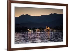 Nossa Senhora Das Dores Church in Paraty at Sunset-Alex Saberi-Framed Photographic Print