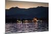 Nossa Senhora Das Dores Church in Paraty at Sunset-Alex Saberi-Mounted Photographic Print