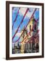 Nossa Senhora do Rosario dos Pretos Church, Pelourinho, UNESCO World Heritage Site, Salvador, State-Karol Kozlowski-Framed Photographic Print