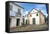 Nossa Senhora Do Rosario E Sao Benedito Church, Paraty, Rio De Janeiro State, Brazil, South America-Gabrielle and Michael Therin-Weise-Framed Stretched Canvas