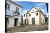 Nossa Senhora Do Rosario E Sao Benedito Church, Paraty, Rio De Janeiro State, Brazil, South America-Gabrielle and Michael Therin-Weise-Stretched Canvas