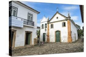 Nossa Senhora Do Rosario E Sao Benedito Church, Paraty, Rio De Janeiro State, Brazil, South America-Gabrielle and Michael Therin-Weise-Stretched Canvas