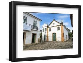 Nossa Senhora Do Rosario E Sao Benedito Church, Paraty, Rio De Janeiro State, Brazil, South America-Gabrielle and Michael Therin-Weise-Framed Photographic Print