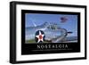 Nostalgia. Cita Inspiradora Y Póster Motivacional-null-Framed Photographic Print