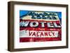 Nostalgic Motel Sign, Route 46, New Jersey-George Oze-Framed Photographic Print