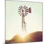 Nostalgic Windmill-Mandy Lynne-Mounted Art Print