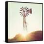 Nostalgic Windmill-Mandy Lynne-Framed Stretched Canvas