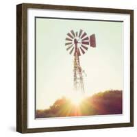 Nostalgic Windmill-Mandy Lynne-Framed Art Print