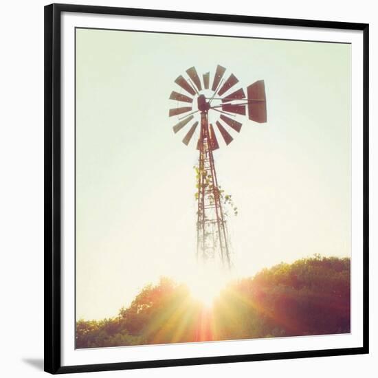 Nostalgic Windmill-Mandy Lynne-Framed Premium Giclee Print