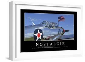 Nostalgie: Citation Et Affiche D'Inspiration Et Motivation-null-Framed Photographic Print