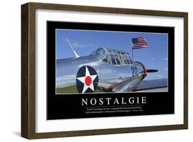 Nostalgie: Motivationsposter Mit Inspirierendem Zitat-null-Framed Photographic Print