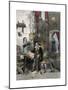 Nostradamus and Caterina De Medici-Stefano Bianchetti-Mounted Premium Giclee Print