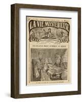 Nostradamus French Prophet Alarms Catherine de Medici with His Predictions-null-Framed Art Print