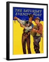 "Not a Keeper," Saturday Evening Post Cover, June 7, 1941-Rauschert J. Karl-Framed Giclee Print