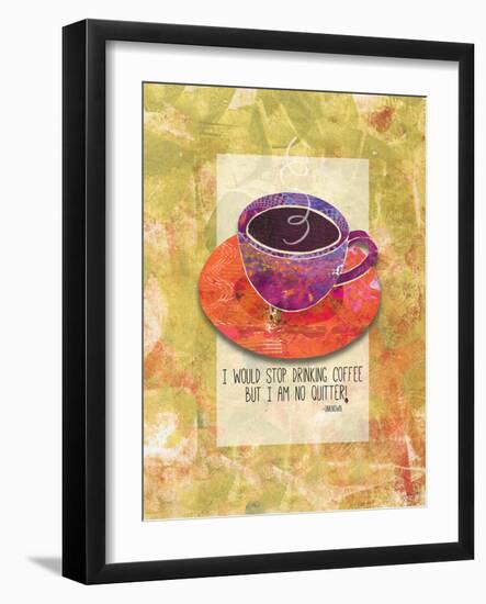 Not a Quitter-Bee Sturgis-Framed Art Print