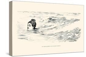 Not a Sea Serpent-Charles Dana Gibson-Stretched Canvas