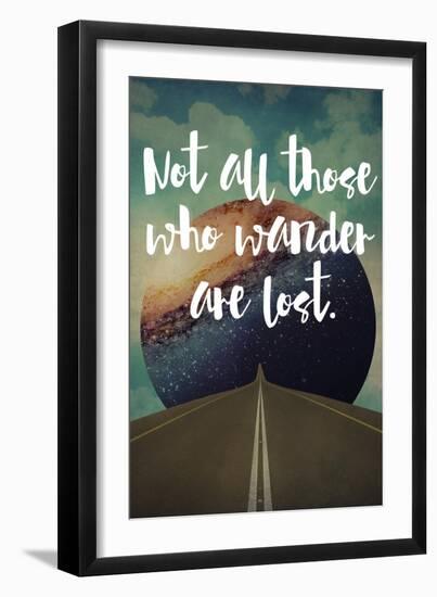 Not All Those-Elo Marc-Framed Giclee Print