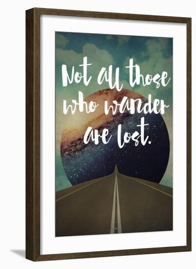 Not All Those-Elo Marc-Framed Giclee Print