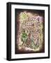 Not All Who Wander Are Lost - Garden WhimZies-Sheena Pike Art And Illustration-Framed Giclee Print