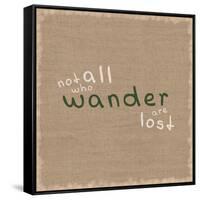 Not All Who Wander-Lauren Gibbons-Framed Stretched Canvas