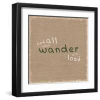 Not All Who Wander-Lauren Gibbons-Framed Art Print