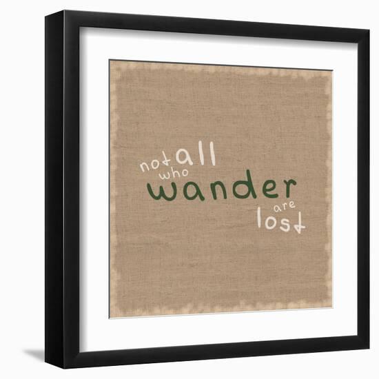 Not All Who Wander-Lauren Gibbons-Framed Art Print