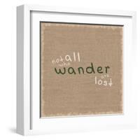 Not All Who Wander-Lauren Gibbons-Framed Art Print