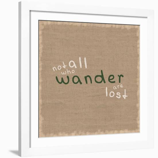 Not All Who Wander-Lauren Gibbons-Framed Art Print