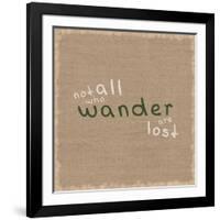 Not All Who Wander-Lauren Gibbons-Framed Art Print