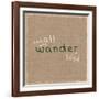 Not All Who Wander-Lauren Gibbons-Framed Art Print