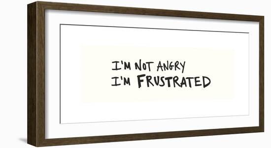 Not Angry-Urban Cricket-Framed Giclee Print