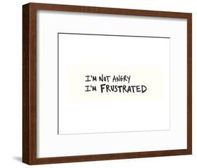 Not Angry-Urban Cricket-Framed Art Print