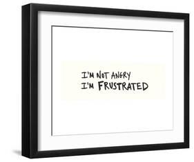 Not Angry-Urban Cricket-Framed Art Print