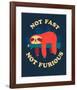 Not Fast, Not Furious-Michael Buxton-Framed Art Print