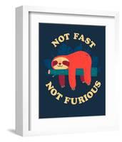 Not Fast, Not Furious-Michael Buxton-Framed Art Print