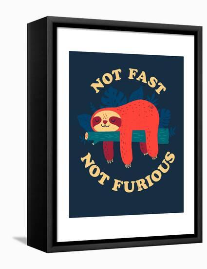 Not Fast, Not Furious-Michael Buxton-Framed Stretched Canvas