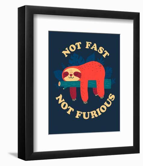 Not Fast, Not Furious-Michael Buxton-Framed Art Print