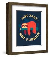 Not Fast, Not Furious-Michael Buxton-Framed Art Print