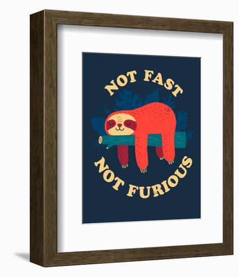 Not Fast, Not Furious-Michael Buxton-Framed Art Print