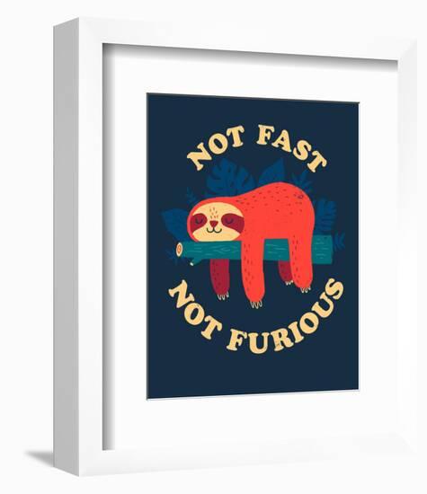 Not Fast, Not Furious-Michael Buxton-Framed Art Print