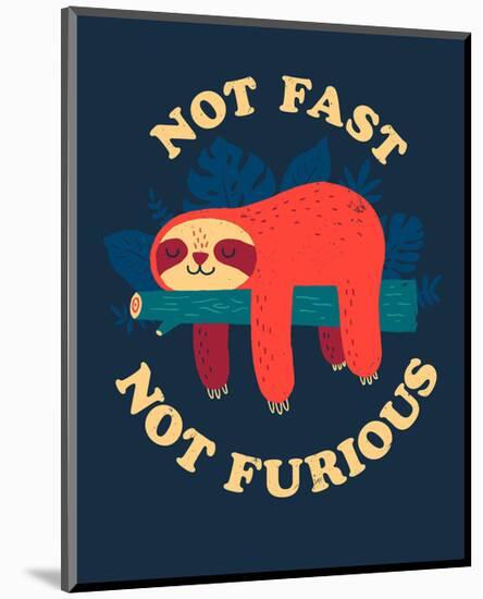Not Fast, Not Furious-Michael Buxton-Mounted Art Print