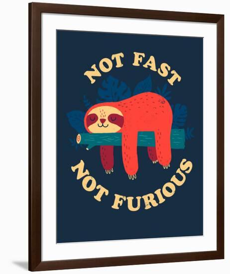 Not Fast, Not Furious-Michael Buxton-Framed Art Print