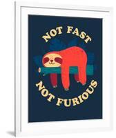 Not Fast, Not Furious-Michael Buxton-Framed Art Print