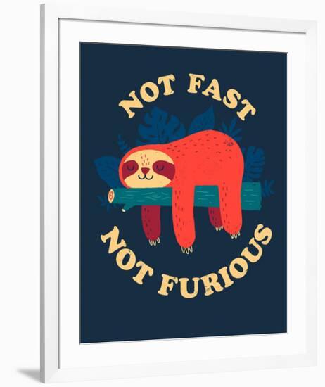 Not Fast, Not Furious-Michael Buxton-Framed Art Print